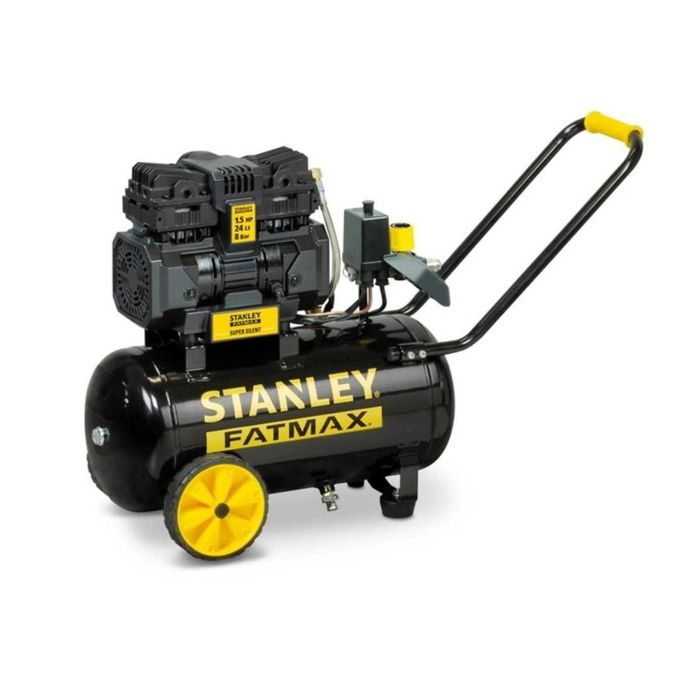 Безмаслен компресор STANLEY FMXCMS1524HE, 1100 W, 24 Л