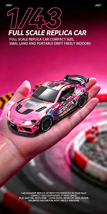 Про RC Количка за Дрифт 1:43 Лицензирана Toyota GR Supra MkV