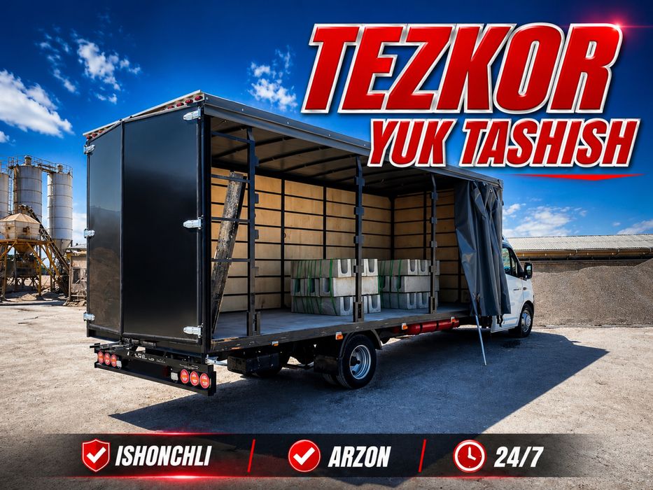 юк ташиш хизмати Gazel Yuk Tashish Xizmati — Tez, Ishonchli, Arzon!
