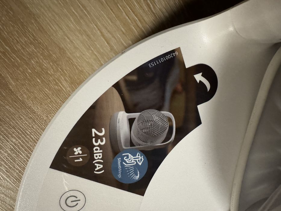 Ventilator de masa Philips CX2050/00, 24 W, 3 viteze, Rabatabil, 738 mc/h (Alb)