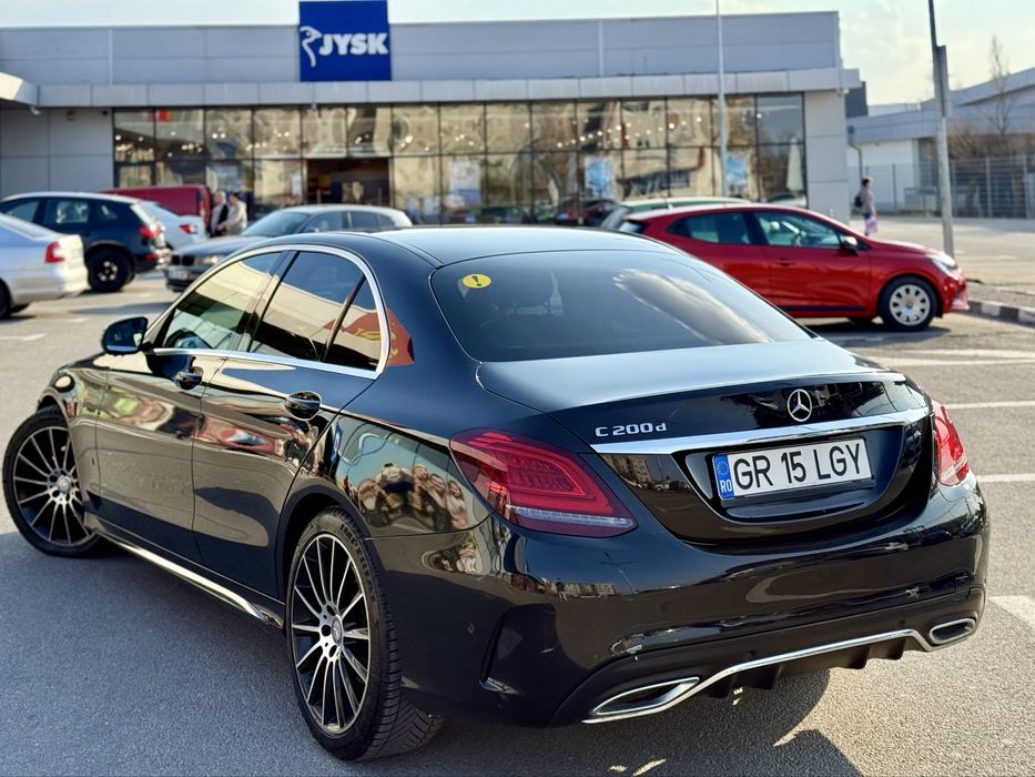 Mercedes-Benz C200d, pret fix 2020, Pachet AMG Interior-Exterior