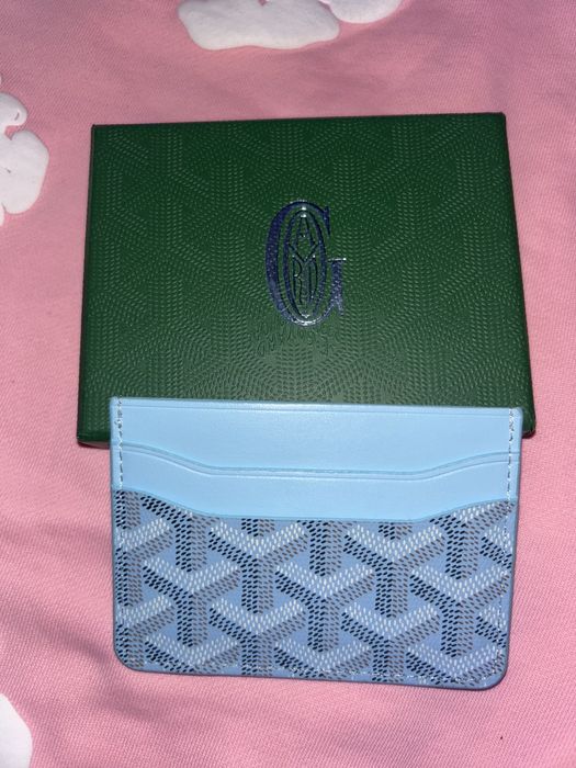 Card Holder Goyard (Baby Blue)
