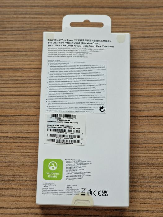Husa Smart Clear View Originala Samsung Galaxy S22 Ultra Noua!Activa!Lichidare