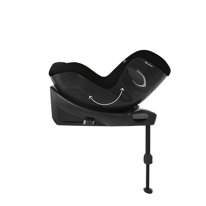CYBEX Gold Sirona Gi i-Size Plus, Moon Black, черно, бебешко/детско столче за кола, isofix, ново, подложка за новородено