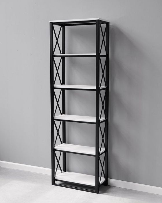 Стеллаж Loft из металла и дерева для магазина и дома