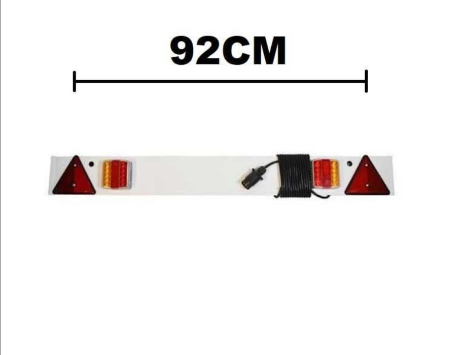 Заден борд за ремарке с диодни стопове 92см