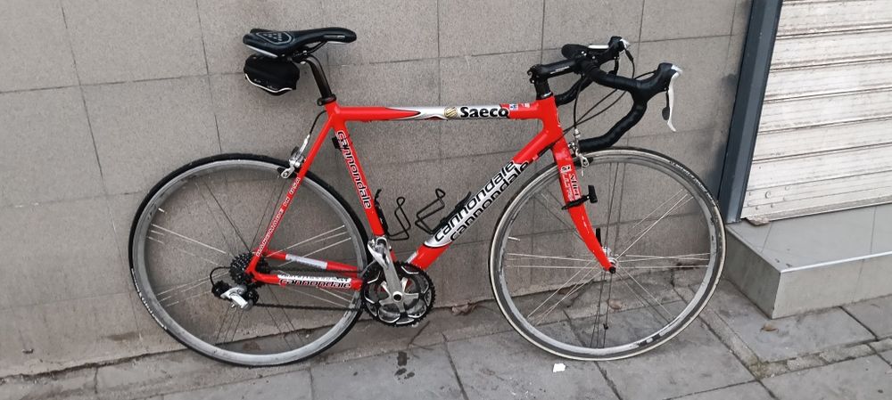 Продавам  алуминиев бегач Cannondale Saeco 28 цола,57 см