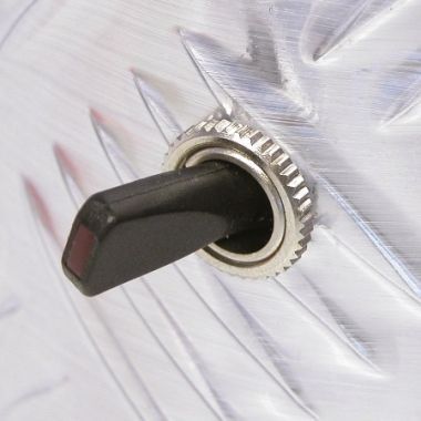 Intrerupator auto Carpoint 12V 20A ON/OFF, negru cu 3 papuci electrici