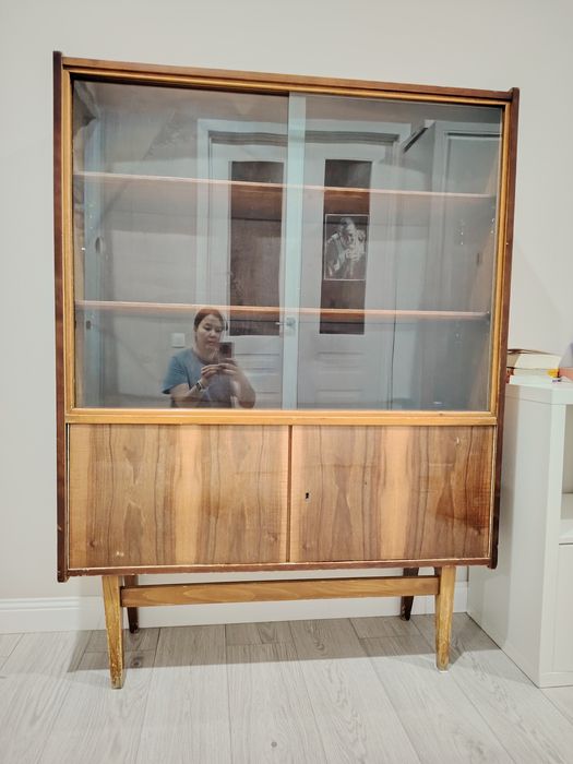 Советский книжный шкаф/сервант