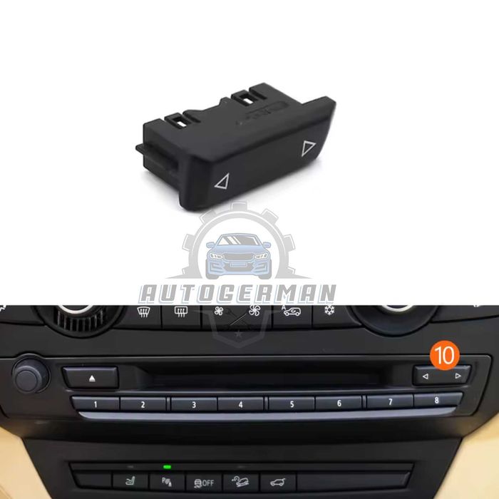 БМВ Е70 копчета за радио 10 бр за bmw X5 е70 X6 е71 бутони за cd радио