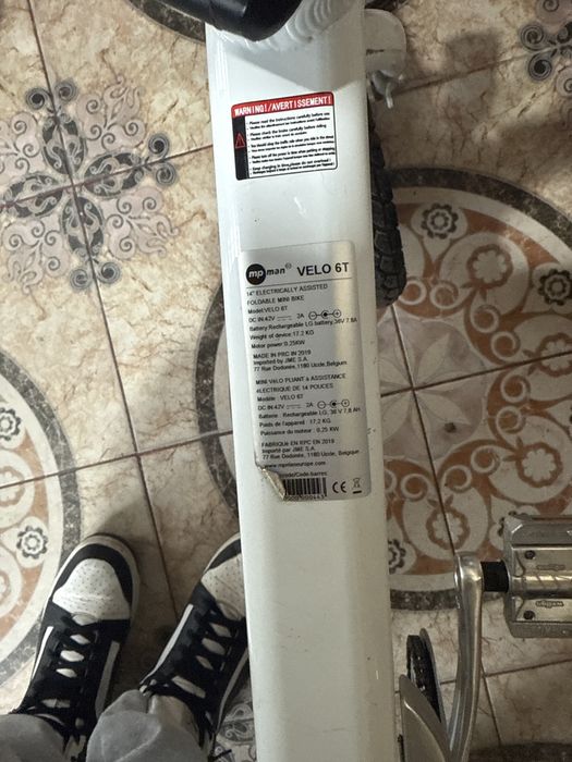 Bicigleta electrica reglabila