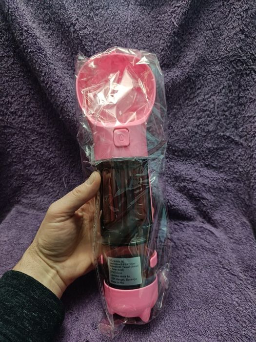 Sticla de apa portabila pentru caini si pisici