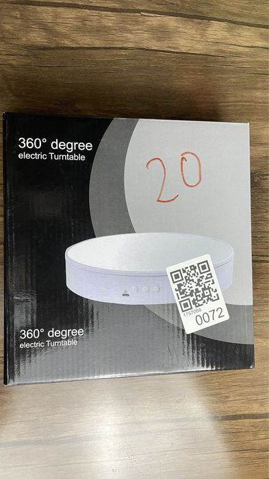 Вращающийся подиум, витрина настольная для предметной съемки