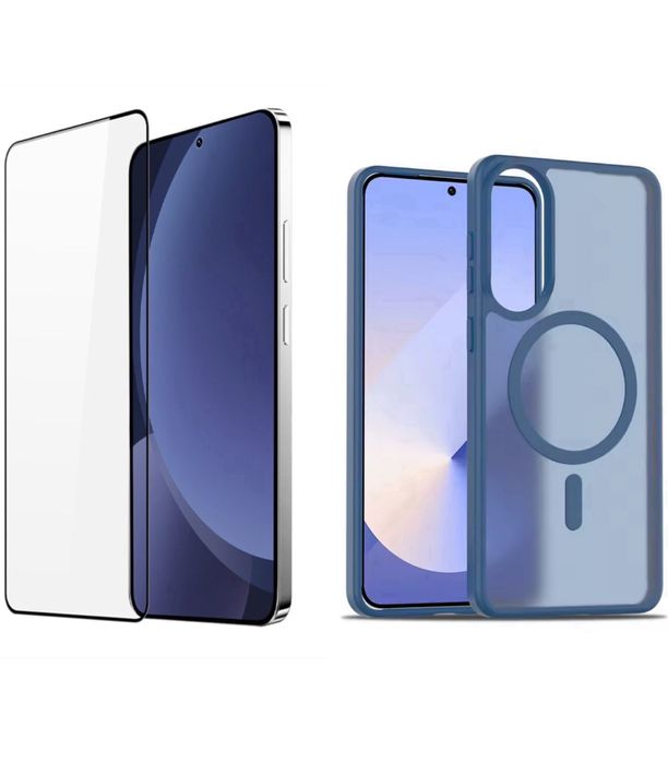 Samsung S25 S25 EDGE PLUS ULTRA - Husa Magsafe Mata + Folie Sticla