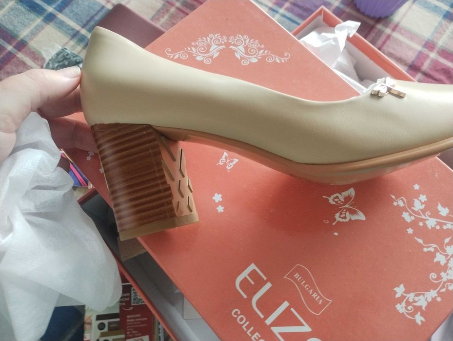 Нови обувки естествена кожа