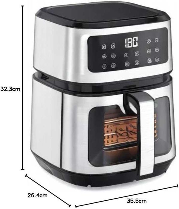 Въздушен фритюрник Symdral 5L здравословно готвене Air Fryer кухня дом