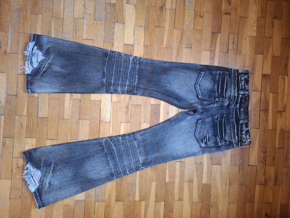 Jaded London Black Bootcut Drift Jeans