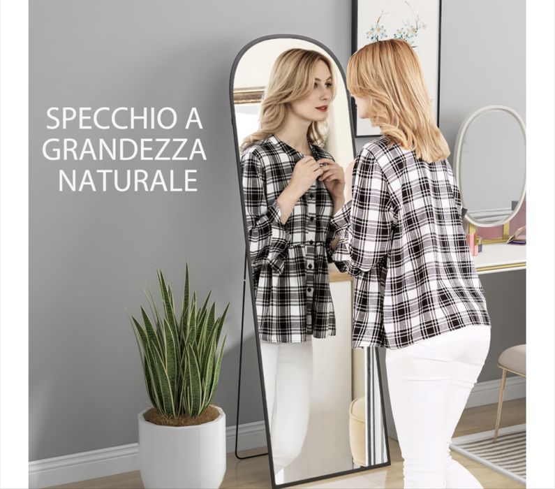 Огледало за под и стена Homcom