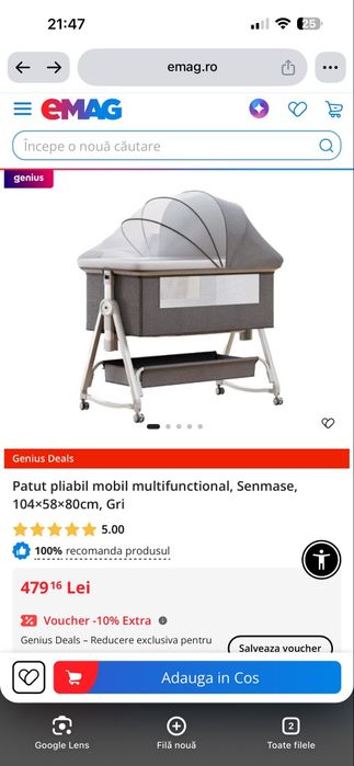 Patut pliabil mobil multifunctional Senmase,In Cutie
