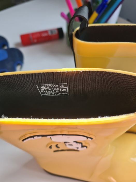 Cizme ploaie noi reserved mărime 26