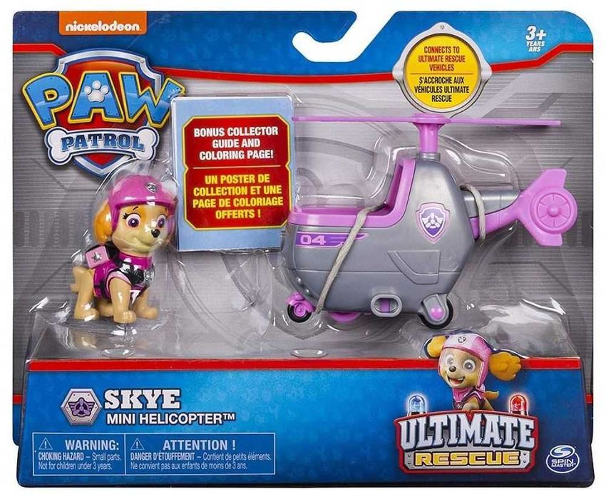 Кола на Paw Patrol Пес Патрул с Ръбъл Скай Чейс Маршал Оригинални 20см