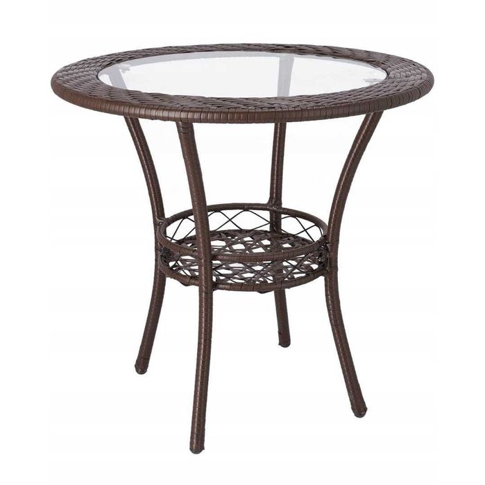 Градински ратанов комплект – 2 стола с маса,подходящи и за тераса,балкон