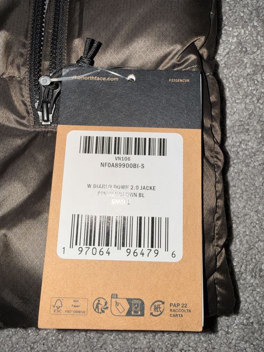 The North Face Diablo Down 2.0 Jacket - smokey brown black heat