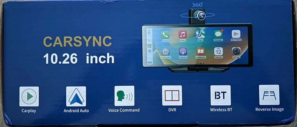 Carsync Pro + camera de bord 4k + camera marsalier