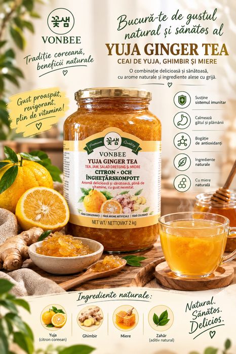 Citron-Produs pentru ceaiuri cu ghimbir si lămaie