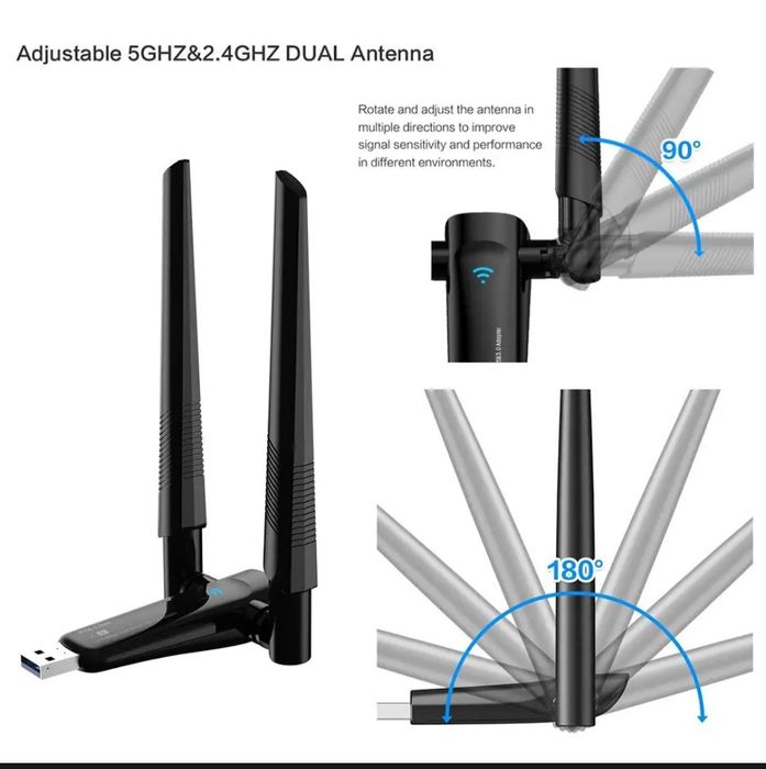 Скидка! Доставка! Usb wifi adapter pix link Ac1200 2,4 hz/ 5hz,usb 3.0