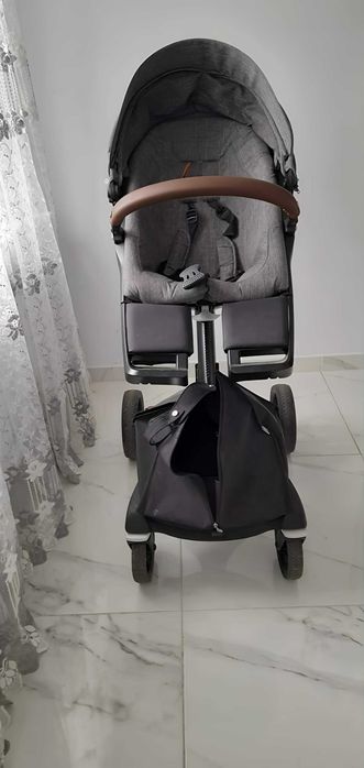 Stokke Xplory V6 3 în 1 + scoică Maxi Cosi Cabriofix + bază Isofix