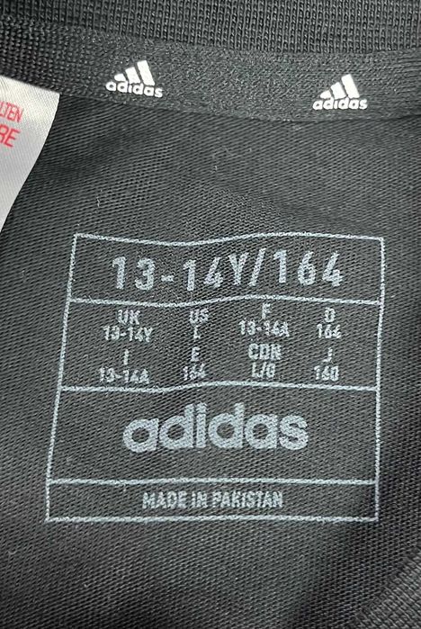 Adidas Big Logo Black T-Shirt Детска Тениска