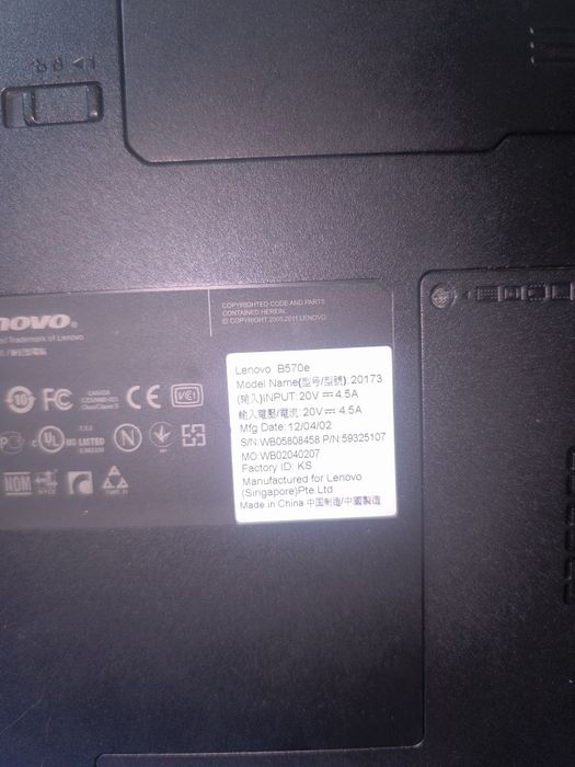 Ноутбук Lenovo B570e