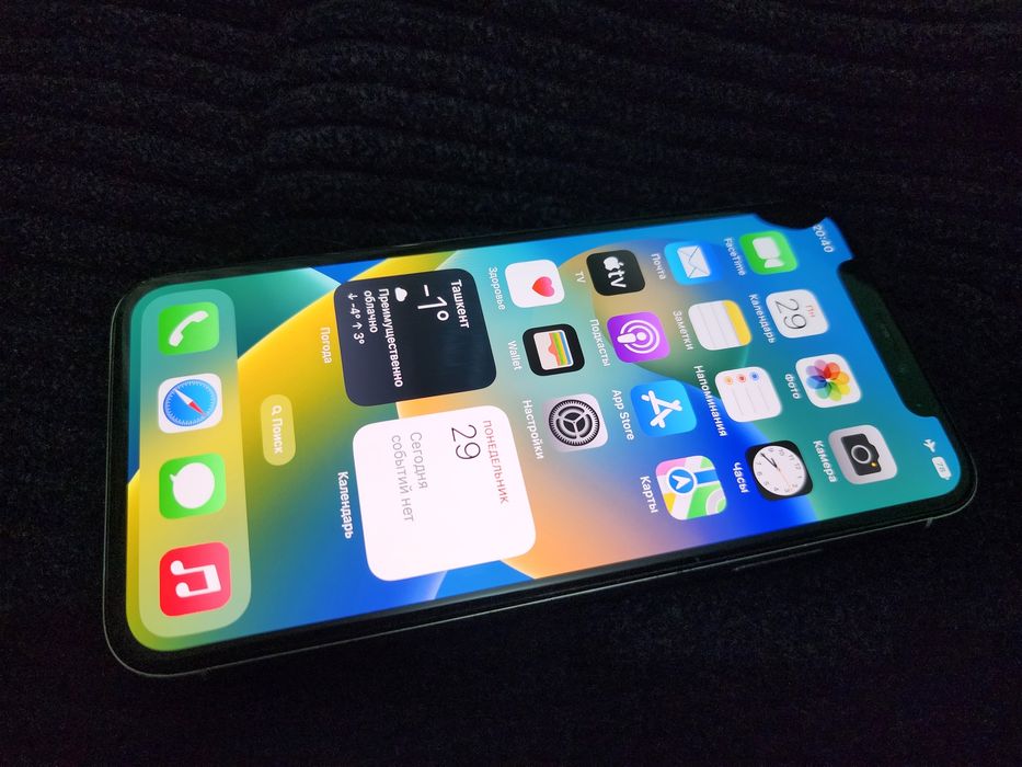 Iphone X LL/A White 64GB акум 100% усиленный Фасе ид Все работает