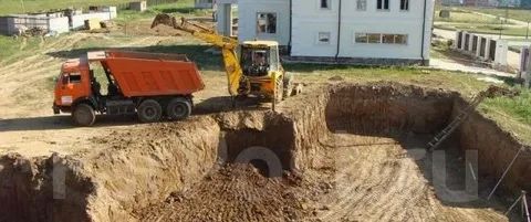 Котлован под фундамент Экскаватор 140 Копка грунта Шымкент