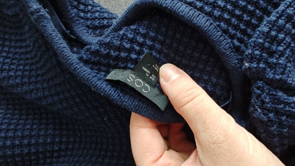 Bluza pulover Cos albastru