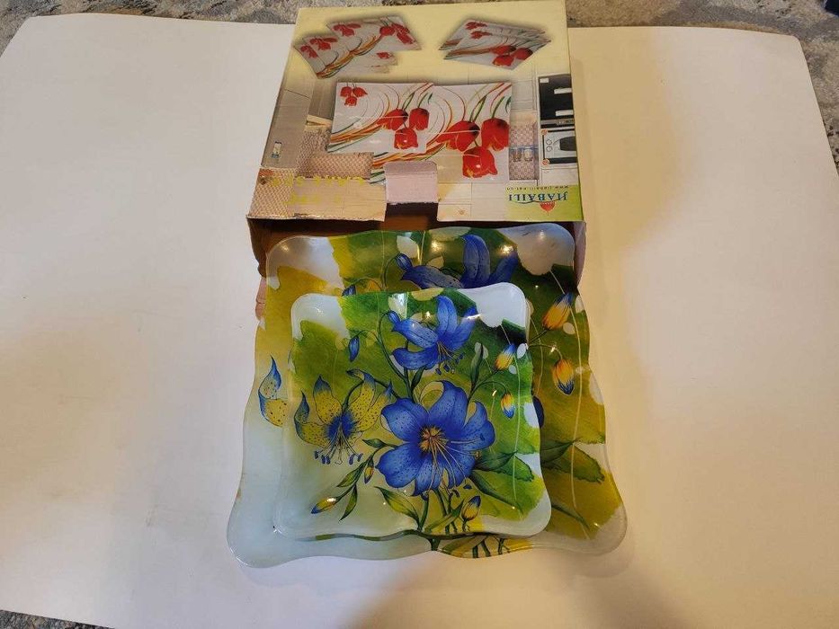 Набор тарелок "Весенние Тюльпаны" — 8 предметов