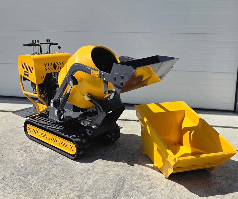 Betoniera pe senile/Dumper Lubeck B-150 -  Nou - Garantie 2 Ani