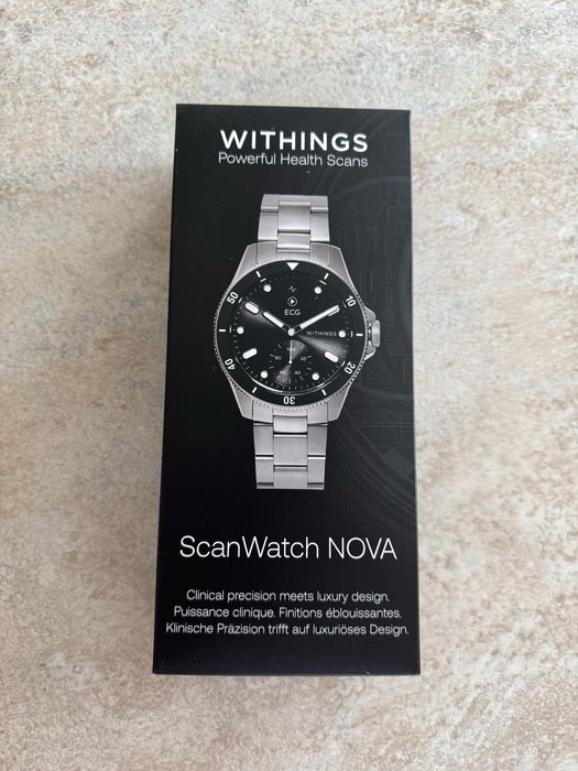 Withings ScanWatch Nova 42mm Black – чисто нов, запечатан гаранция