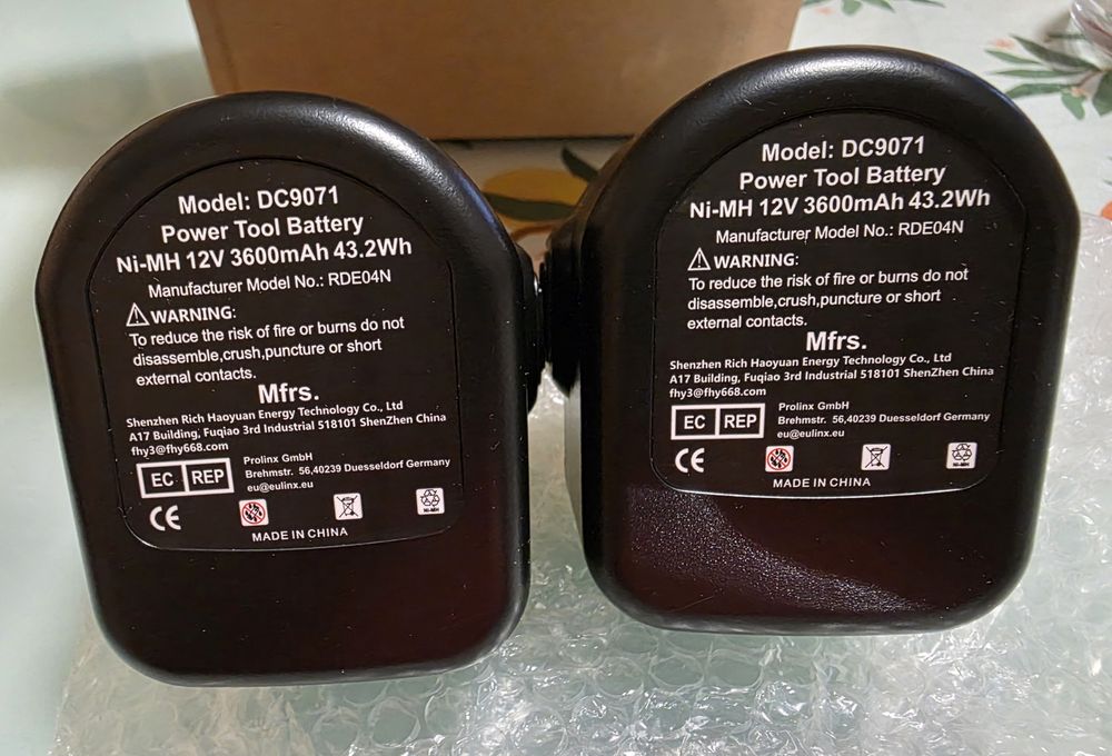 DeWalt батерии, 12 v