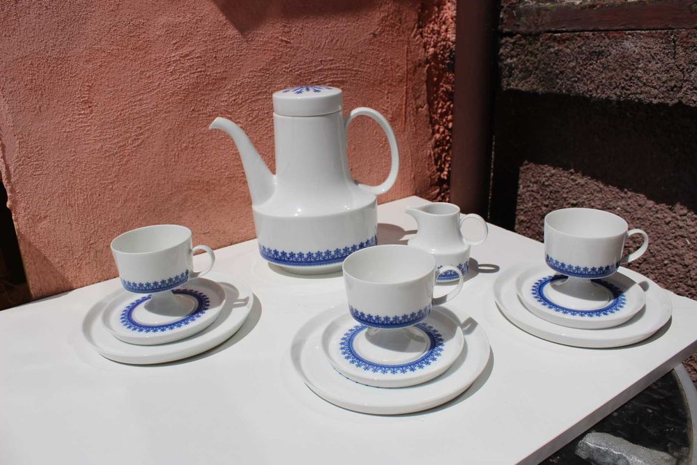 Set portelan 3 persoane ROSENTHAL Tapio Wirkkala Blue Diadem