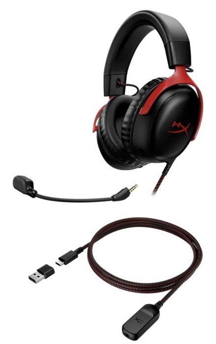 Продам наушники HyperX Cloud Ill черно-красный