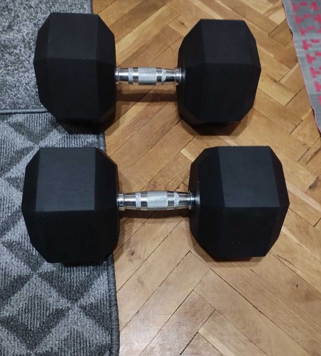 Гумирани дъмбели - 2х22.5кг./ 2х25кг./ 2x27.5кг./ 2х40кг.