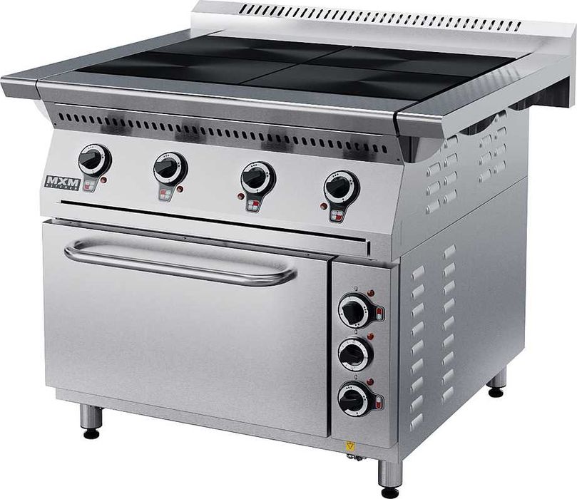 Плита электрическая с духовкой на 4 конфорки, плита Марихолодмаш чугун