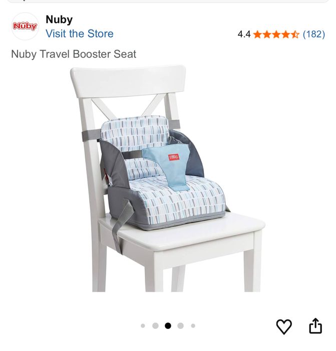 Scaun masa portabil bebe 6-36 luni Nuby