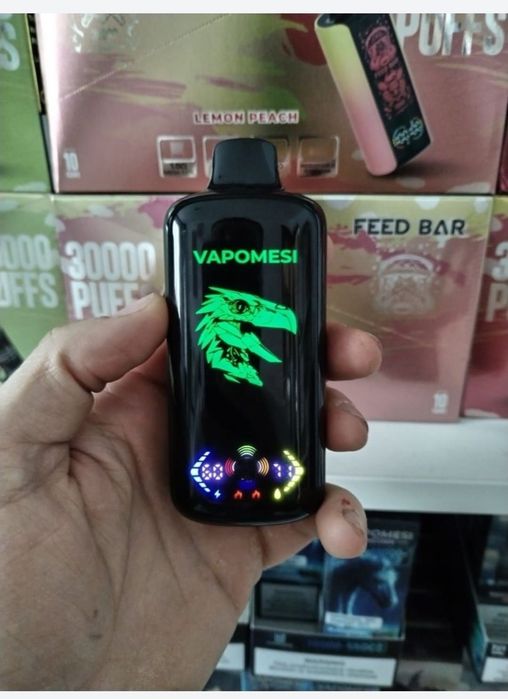Vape 50.000 Puffs Reincarcabil Touch Screen Amprenta Reincarcabil