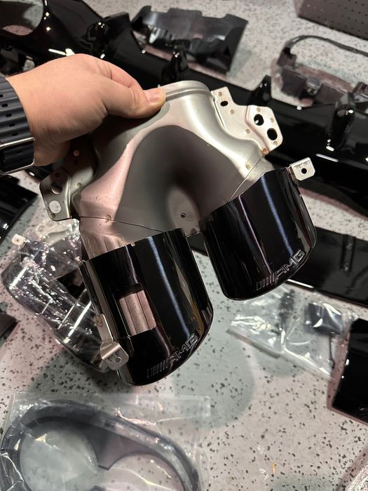 CLA Диффузор заднего бампера C118 AMG