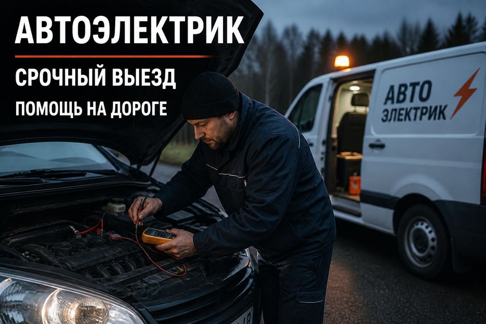Автоэлектрик на Выезд 24/7