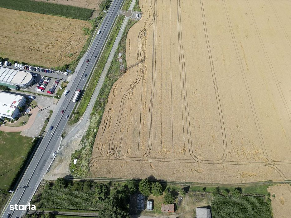 Teren 7653mp cu PUZ aprobat DN Arad Oradea