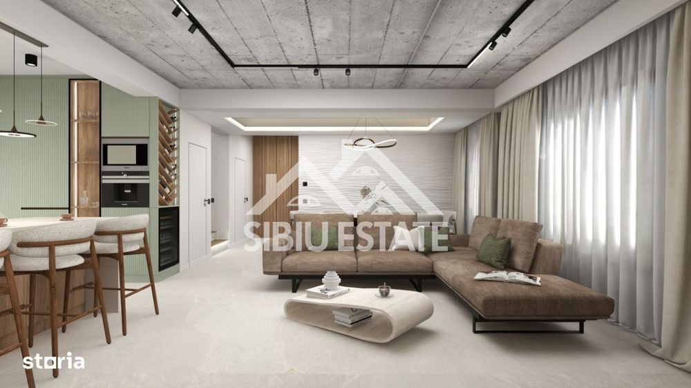 Casa 4 camere, 3 bai, garaj si curte larga, Sibiu Selimbar